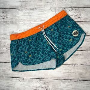 Wavelength quick dry shorts L turquoise and orange